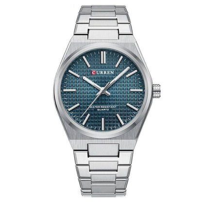 Herren-Uhr aus gebürstetem Edelstahl | Aether