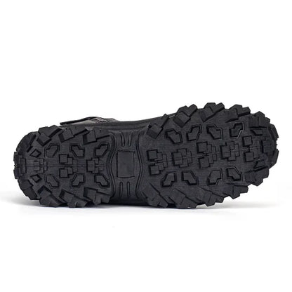 Herren-Kampfstiefel wasserdicht, rutschfest, Wanderstiefel, durchtrittsicher, verstauchungssicher, Arbeitsstiefel