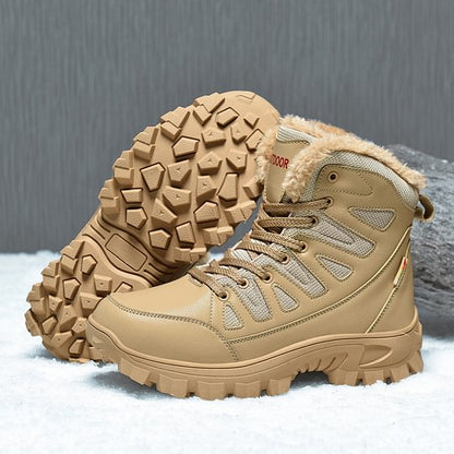 Herren-Kampfstiefel wasserdicht, rutschfest, Wanderstiefel, durchtrittsicher, verstauchungssicher, Arbeitsstiefel