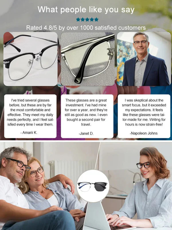 Automatic zoom anti-blue light presbyopia glasses - BUY 1 GET 2