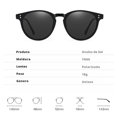 Herren Sonnenbrille in Schwarz - UV400 Schutz für sonnige Tage!