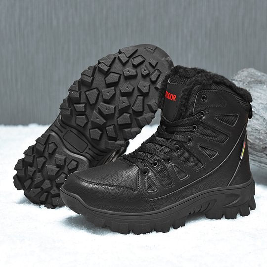 Herren-Kampfstiefel wasserdicht, rutschfest, Wanderstiefel, durchtrittsicher, verstauchungssicher, Arbeitsstiefel