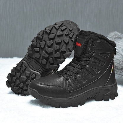 Herren-Kampfstiefel wasserdicht, rutschfest, Wanderstiefel, durchtrittsicher, verstauchungssicher, Arbeitsstiefel